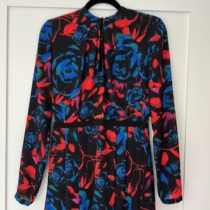 Hunter bell floral dress bold colors size 4